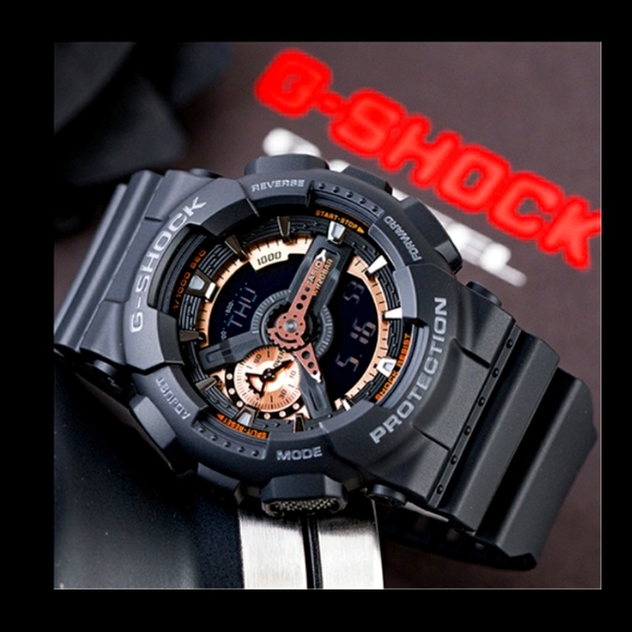 G-Shock Baby G Triple Black & Golden Rose - Picture 3 of 15